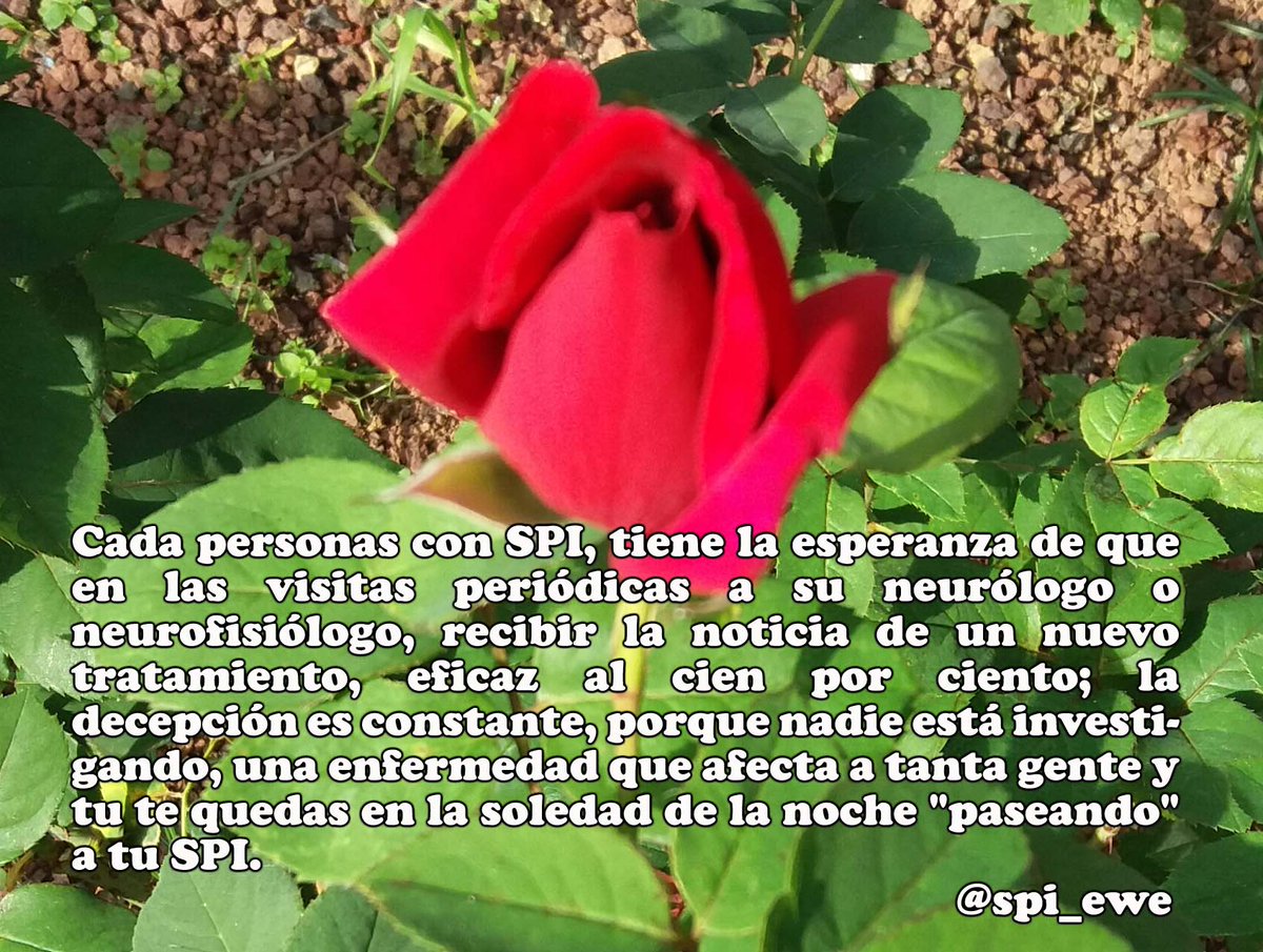 Con la esperanza de que alguien investigue sobre el Síndrome de #PiernasInquietas y tengamos un tratamiento, totalmente efectivo y sin efectos secundarios. <a href="/spi_ewe/">SPI - EWE</a>