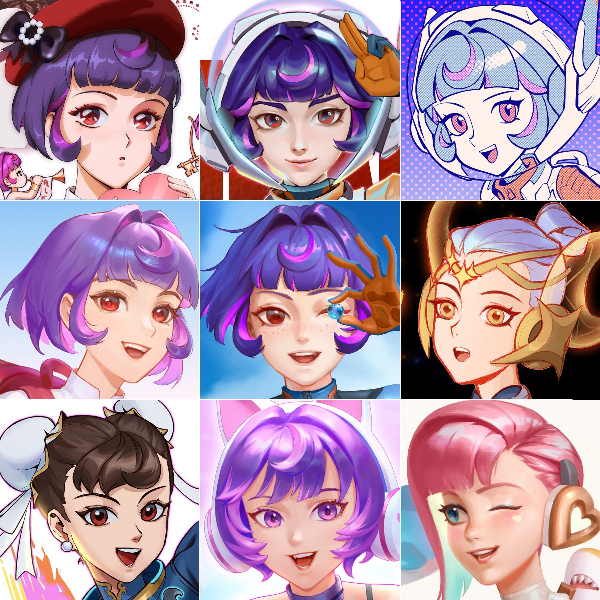 F01Q_Art's tweet image. 1 Year of drawing Juno! 💜