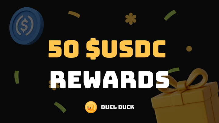 duel_duck's tweet photo. 🦆 New 50 USDC #Giveaway - and it’s simple to join:

1️⃣ Follow @duel_duck &amp; @stan_duel_duck
2️⃣ Create wallet at https://t.co/JiLqsT1U8S
3️⃣ Drop your wallet address + Duel Duck account screenshot in comments.

🎁 5 x 10 $USDC winners 
⏳ August 26 / 6pm UTC

Let’s go, Flock! 😎 https://t.co/TTBoBQn7EL