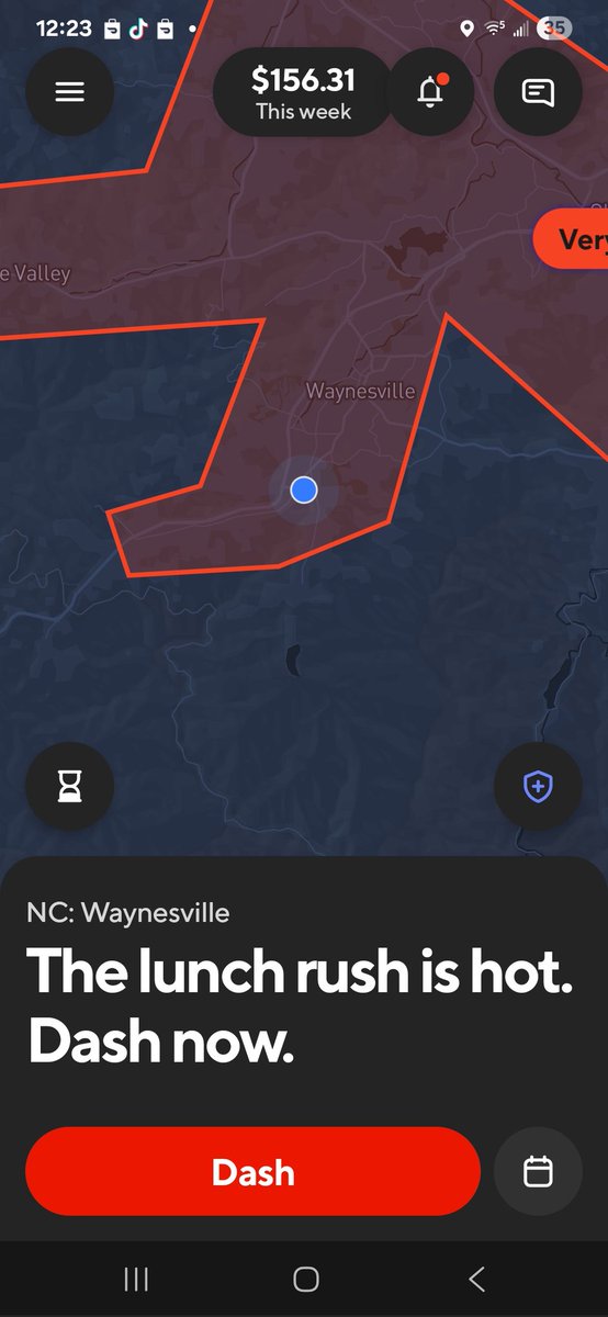 So... <a href="/DoorDash/">DoorDash</a> is one 6 dollar run in an hour considered busy?