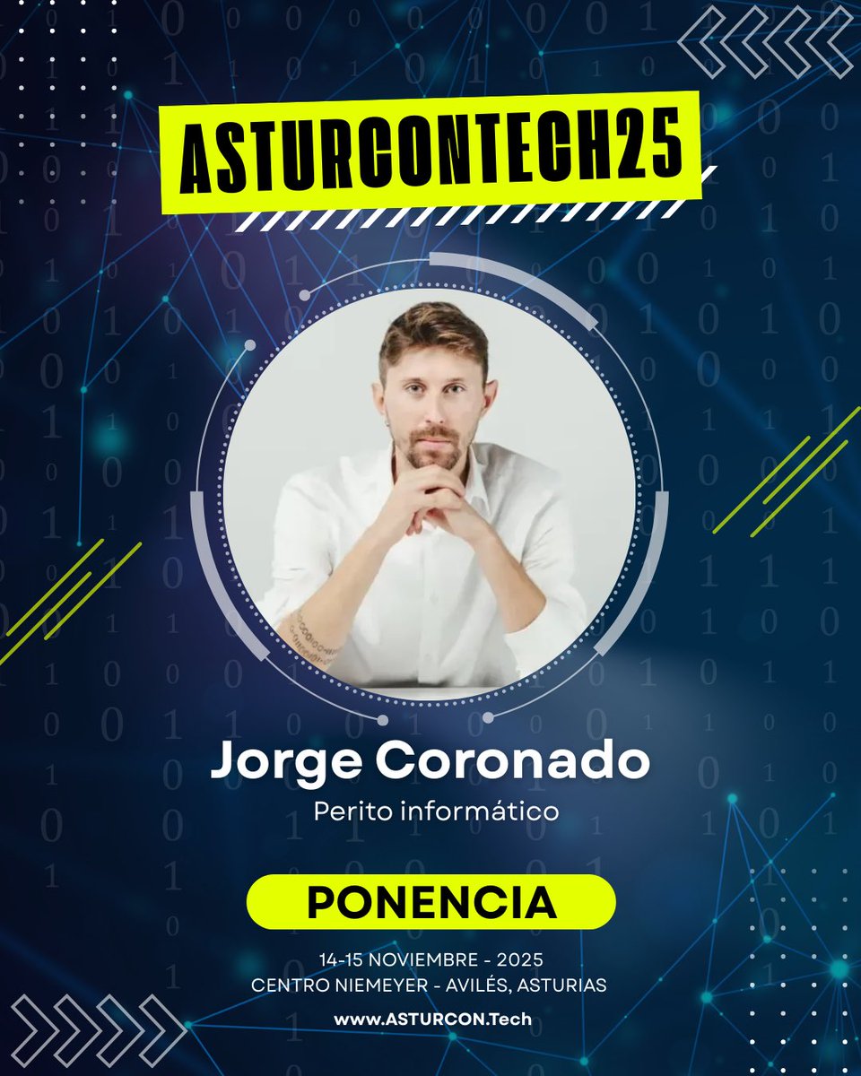 πππππΏππ’π‘.ππ²π°π΅ (@asturcontech) on Twitter photo ππ» Hoy os traemos otro anuncio para esta ediciΓ³n de #AsturCONTech25 en este caso Jorge!
π¨π»βπ» Jorge Coronado <a href="/JorgeWebsec/">Jorge Coronado</a>
Profesional con 12 aΓ±os de experiencia en informΓ‘tica forense, OSINT y ciberseguridad, fundador de QuantiKa14. Especializado en DFIR, desarrollo en Python, ππ» Hoy os traemos otro anuncio para esta ediciΓ³n de #AsturCONTech25 en este caso Jorge!
π¨π»βπ» Jorge Coronado <a href="/JorgeWebsec/">Jorge Coronado</a>
Profesional con 12 aΓ±os de experiencia en informΓ‘tica forense, OSINT y ciberseguridad, fundador de QuantiKa14. Especializado en DFIR, desarrollo en Python,