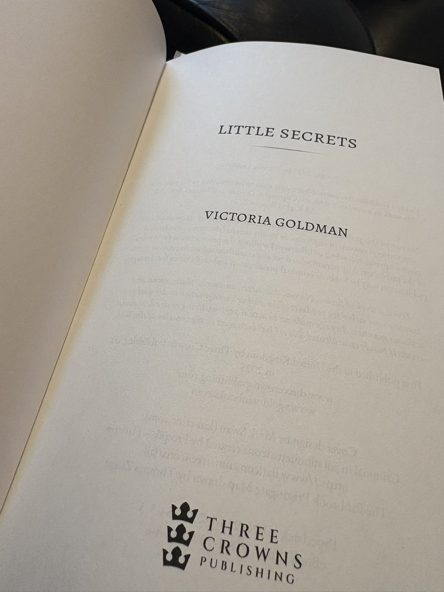 My final proofread of Little Secrets – this time in paperback form.