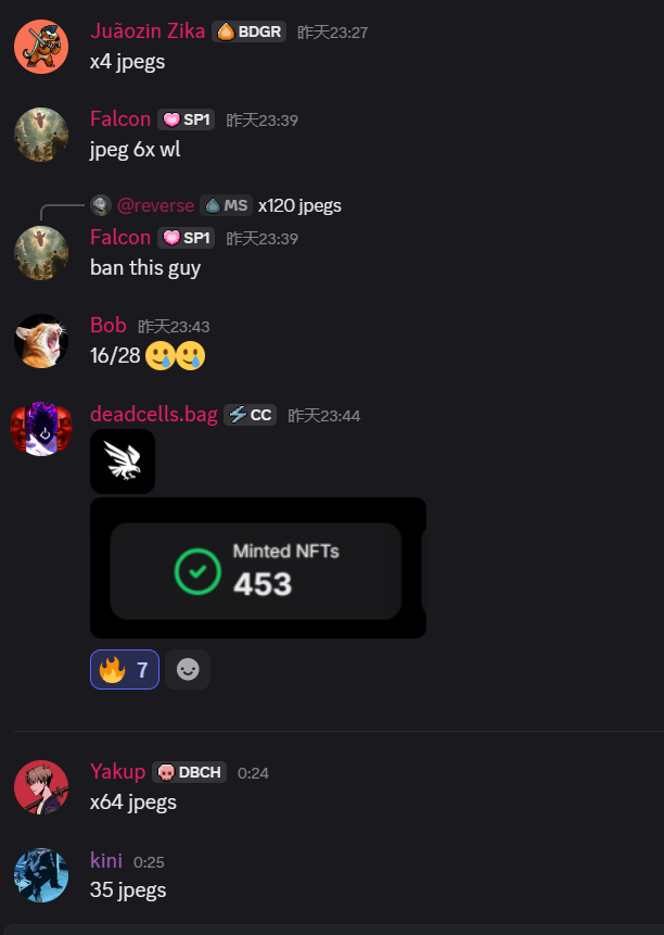 JPEGS2021
freemint for WL, 0.005ETH for public, 5K supply
members minted 977 of them
nice cook!