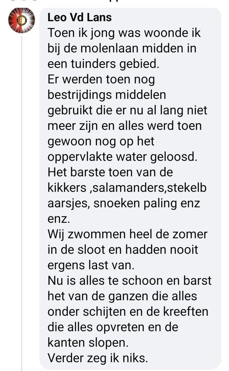 Het kan ook te schoon zijn.