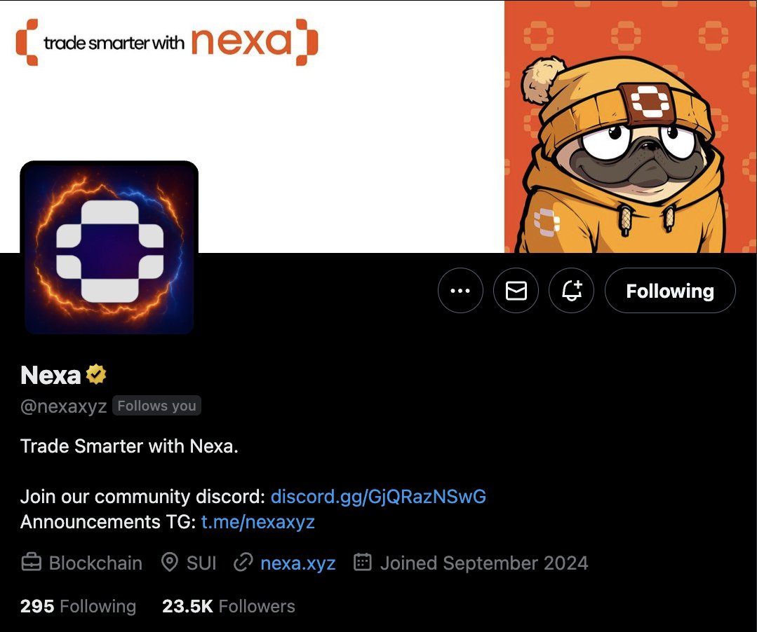 PawtatoFinance's tweet image. Hey @nexaxyz, nice SUPERCHARGED PFP! ⚡️🌱
You guys rock! 🙌

Big thanks also to @SuiPugwif for blessing us with this pug-beauty 💙🐾