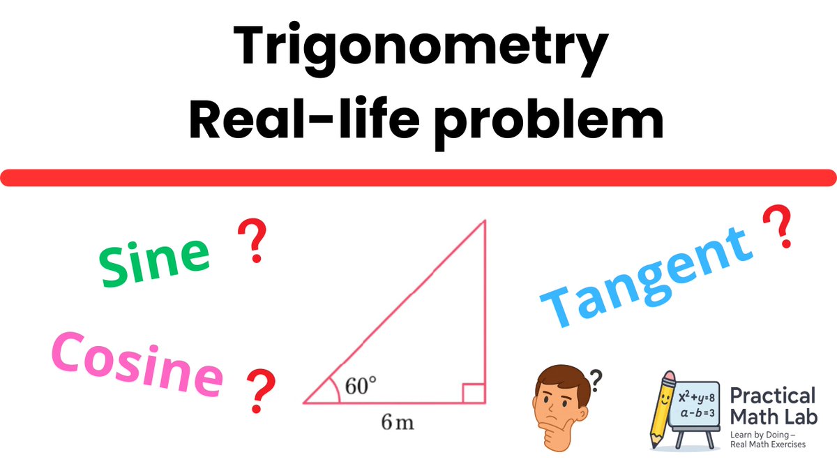 MathLabEdu's tweet image. Can you find the length of this ladder? 🤔
A real-life trigonometry problem explained step by step! 🎥 Watch: youtu.be/p8wMH2JEbus

#Math #Trigonometry #Education