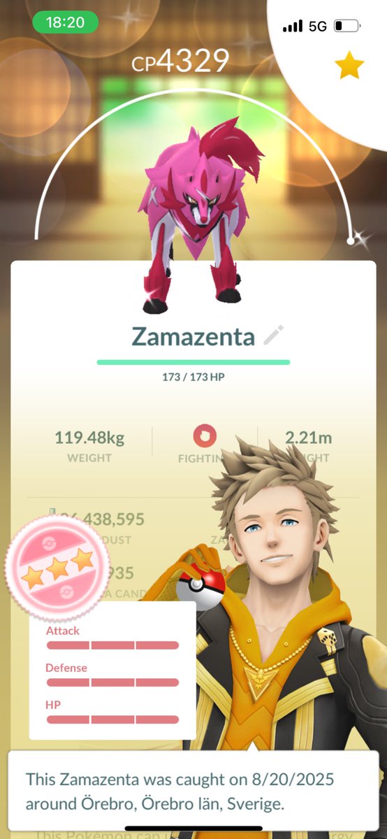 hannah_kaisa's tweet photo. OMG!!!! π±π±π± I finally got a shundo Zama!!! ππ₯³π₯³ Thank you me!!! ππΌππ #pokemongoraid #raidshundo https://t.co/eOsN25UVQA