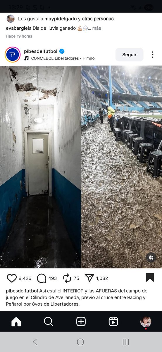 Un estadio de Copa Libertadores!! Me da vergüenza ajena.