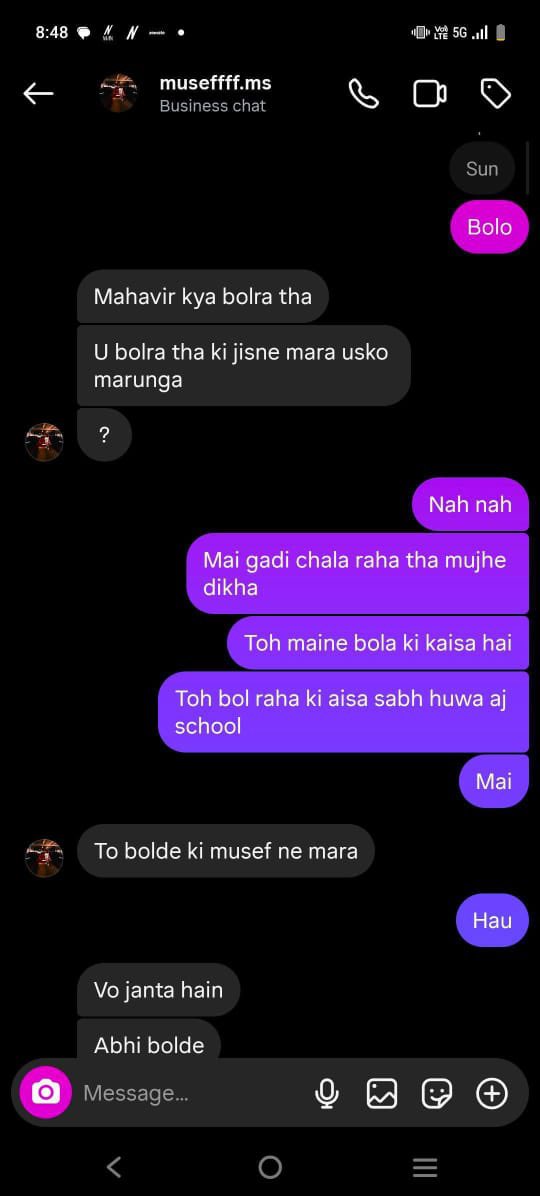 k_gauravs's tweet image. Shocking 😡
Chats of the Muslim boy who killed a Hindu student are out.
And yet — he’ll walk into court as a minor. Justice?

#JusticeForVictim #WakeUpIndia