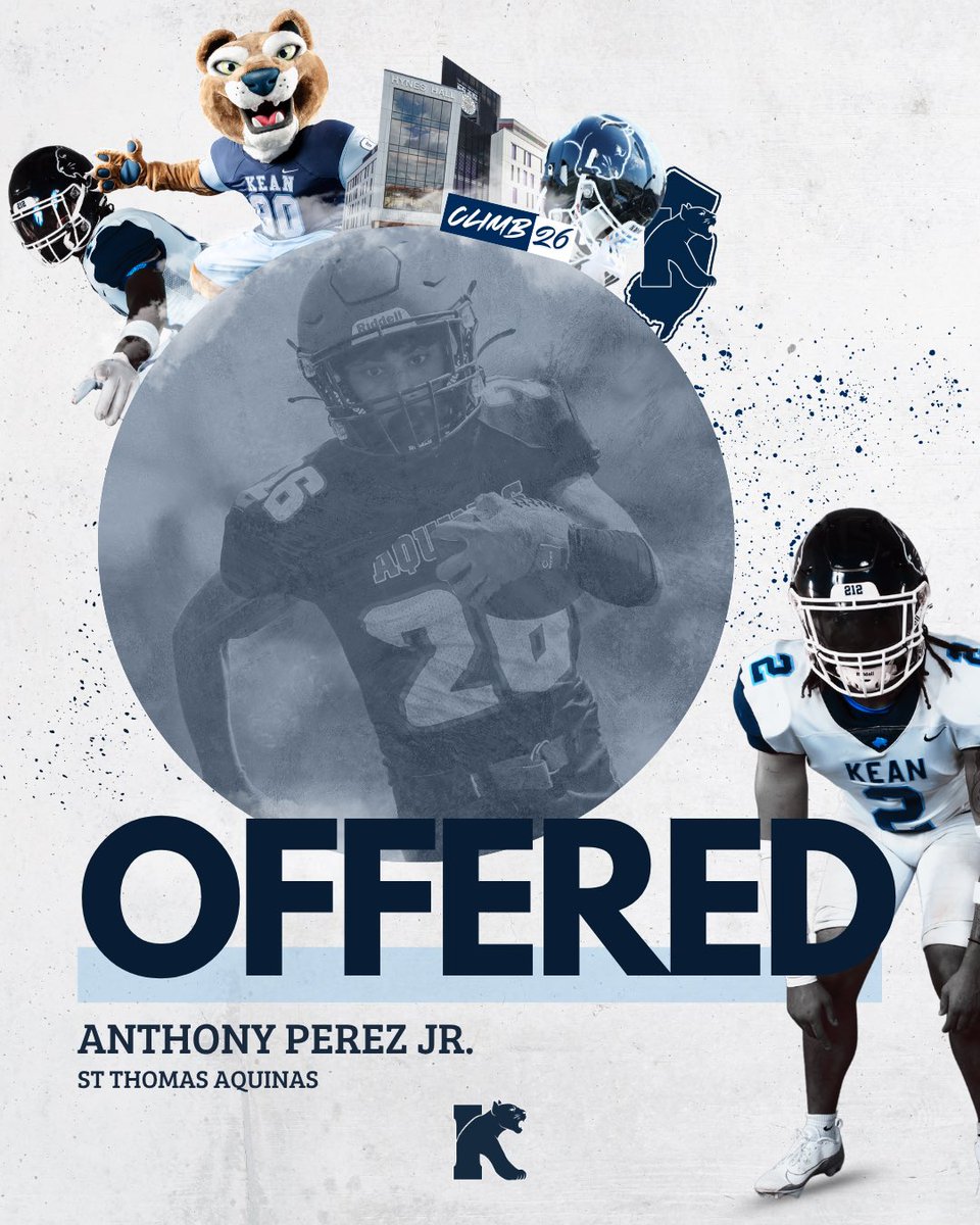 Anthony Perez Jr. (@antdabest16) on Twitter photo #AGTG After a great conversation with <a href="/CoachEvanDurand/">Evan Durand</a> I am Extremely Blessed and honored to receive my very first DIII offer to Kean University!!! #CLIMB26 Go Cougars 🐾!!! <a href="/STAFOOTBALL1969/">STA FOOTBALL</a> <a href="/CoachBearfield/">Coach Bearfield</a> <a href="/StillCoachEdwin/">Edwin De La Cruz</a> <a href="/nextlvlculture/">Next Level Culture</a> <a href="/tone_1985/">Anthony Perez</a> <a href="/coachcjrawls15/">CJ Rawls</a> #AGTG After a great conversation with <a href="/CoachEvanDurand/">Evan Durand</a> I am Extremely Blessed and honored to receive my very first DIII offer to Kean University!!! #CLIMB26 Go Cougars 🐾!!! <a href="/STAFOOTBALL1969/">STA FOOTBALL</a> <a href="/CoachBearfield/">Coach Bearfield</a> <a href="/StillCoachEdwin/">Edwin De La Cruz</a> <a href="/nextlvlculture/">Next Level Culture</a> <a href="/tone_1985/">Anthony Perez</a> <a href="/coachcjrawls15/">CJ Rawls</a>
