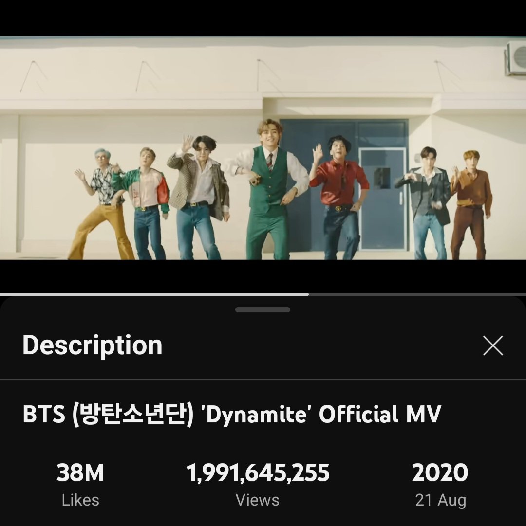 7btsfilmout's tweet image. 🧨 5 years ago today, #BTS
released 'DYNAMITE' 💥 

Let's celebrate by streaming for #2BDynamite views. 

🔗youtu.be/gdZLi9oWNZg?si…

5 YEARS WITH DYNAMITE 
#Dynamite5thAnniversary
#5YearsOfDynamite
#BTS_Dynamite
