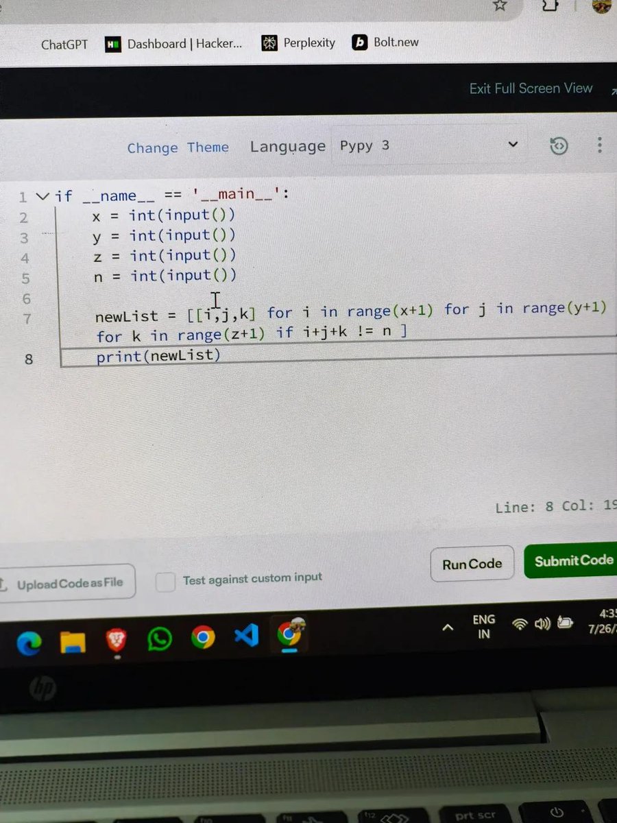 PrinceY11966929's tweet image. Day 18: Solved 4 Logic-Building Questions on HackerRank 🧠

Today’s focus:
✅ Practiced 4 Python problems on HackerRank
✅ Focused on improving logic &amp;amp; clean code
✅ Step-by-step approach to problem-solving

#100DaysOfCode #Python #HackerRank #Day19 #AiJourney