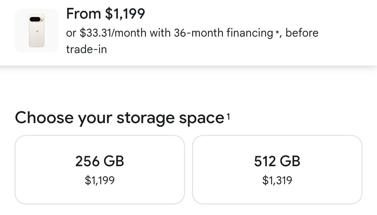 It would be really cool if phone reviewers listed obscene storage upcharges as negatives because +$120 for +256GB in 2025 should not be acceptable.
