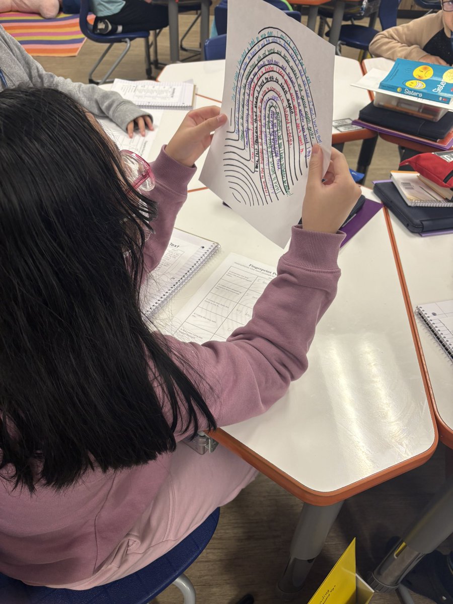 Miss Powers (@misspowersin6th) on Twitter photo Today in 6th grade, we applied our knowledge of poetry and memoir to create fingerprint poems! Such an engaging activity where students have the power to reflect on their own life experiences in the classroom! <a href="/yaleroadrunners/">Yale Elementary</a> #RISDDreamBig #YaleSoaring Today in 6th grade, we applied our knowledge of poetry and memoir to create fingerprint poems! Such an engaging activity where students have the power to reflect on their own life experiences in the classroom! <a href="/yaleroadrunners/">Yale Elementary</a> #RISDDreamBig #YaleSoaring