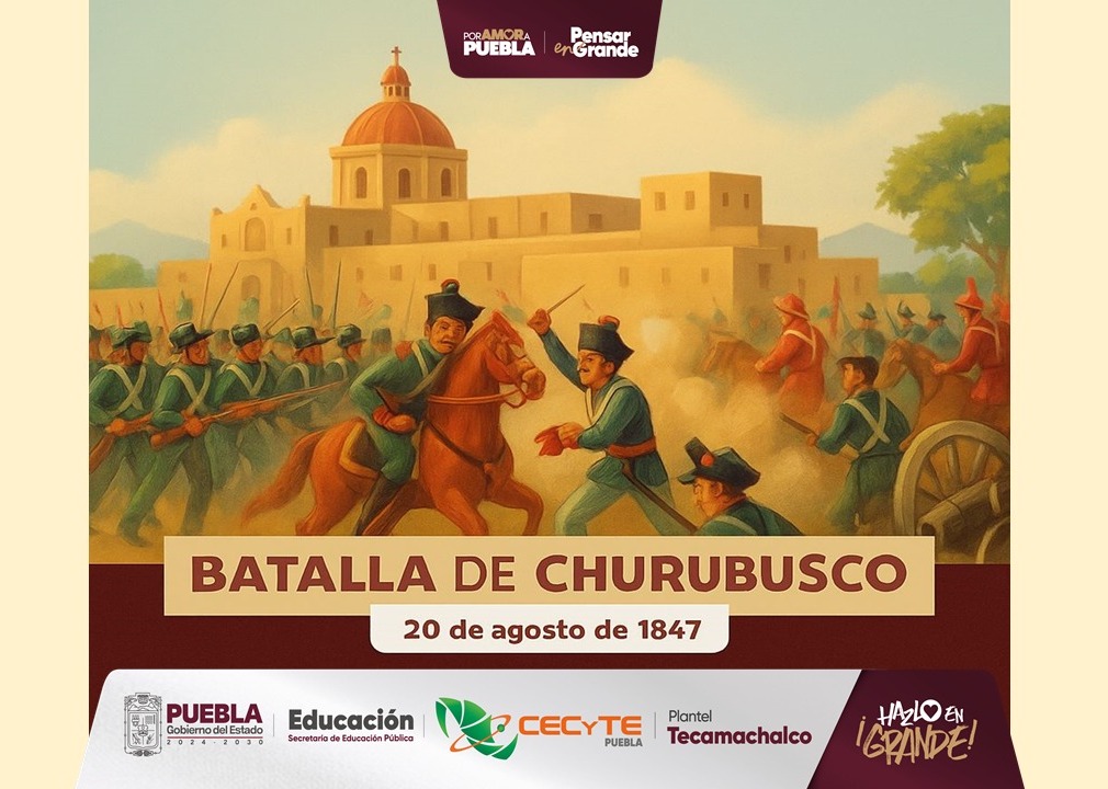 20 de agosto de 1845 | 178 años de la Batalla de Churubusco
En el Convento de Santa María (hoy Museo Nacional de las Intervenciones), los generales Anaya y Rincón defendieron el honor mexicano.
#PorAmorAPuebla #PensarEnGrande #CECyTEPuebla #HazloEnGrande