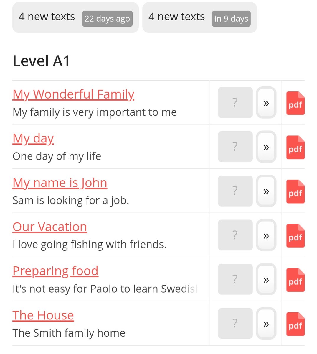 ودك تتعلم لغة جديدة؟
ادخل على موقع lingua.com
اختر اللغة، وحدد المهارة اللي تبغى تطورها (قراءة، كتابة، مفردات…)

الموقع يقدم تمارين ونصوص مجانية تساعدك تطور مستواك من الصفر حتى الاحتراف!