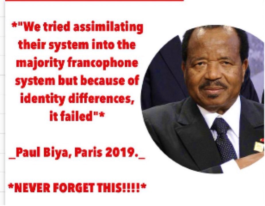 One of the narratives that the perpetrator of the most neglected genocide in the world happening in Southern Cameroons uses to stall international intervention is, “do not break our country”. 
Some Soul-searhing questions people and leaders of good faith should ask are; Can a
