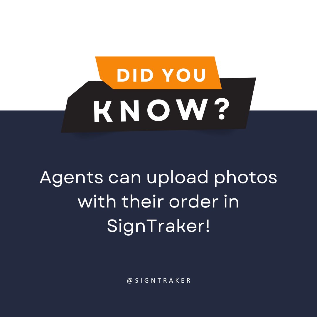 SignTrakerTech's tweet image. With #SignTraker, agents can upload photos right w/ their order—plats, sketches, or property notes.

That means clearer instructions, fewer mistakes, &amp;amp; smoother installs for your team.

Want to experience it for yourself? Explore SignTraker today! #SignInstallers #RealEstateSigns