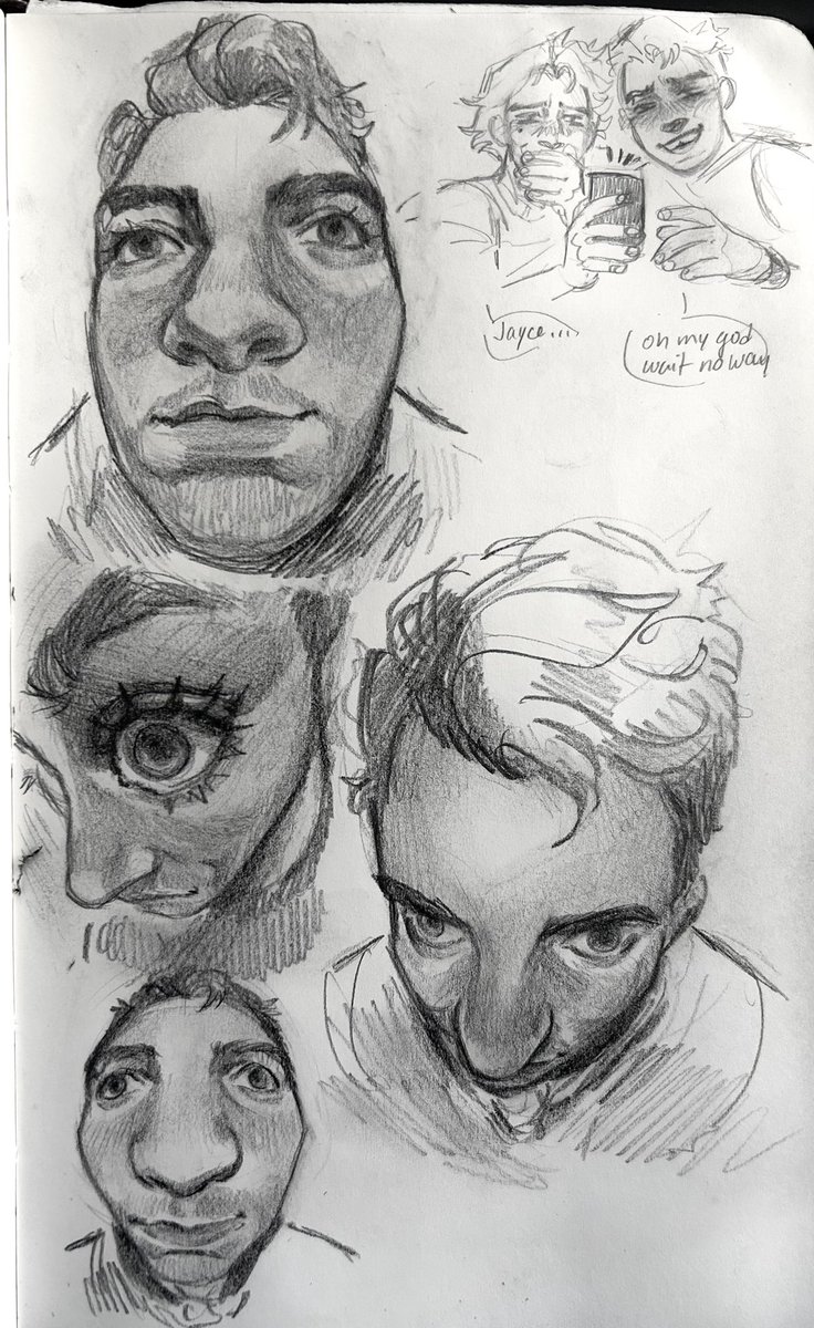 Viktor keeps surprising Jayce and taking .5x pics of him so theres a whole album on Viks phone thats just