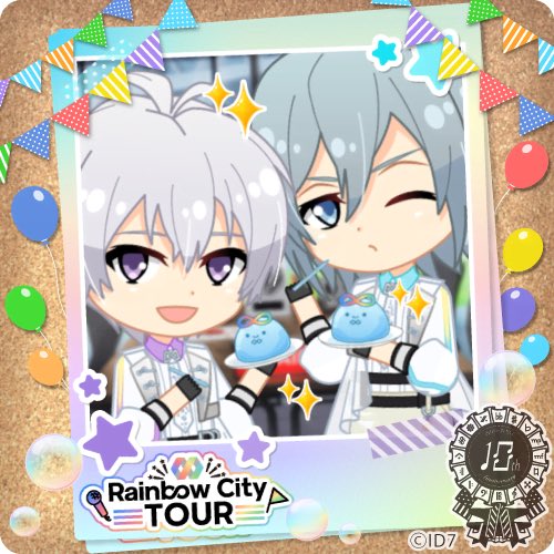 _3_moon's tweet photo. 【速報】いいねPt 【57068193/210000000】 まで到達！

IDOLiSH7がレインボーシティを案内中！
IDOLiSH7のメンバーと各施設を巡ろう♪

https://t.co/6dc6IMQaVF
↑みんなでツアー配信中のアイドルにいいねを贈ろう！↑

#アイナナ　#１０周年　#配信中 https://t.co/woUNqbWelO