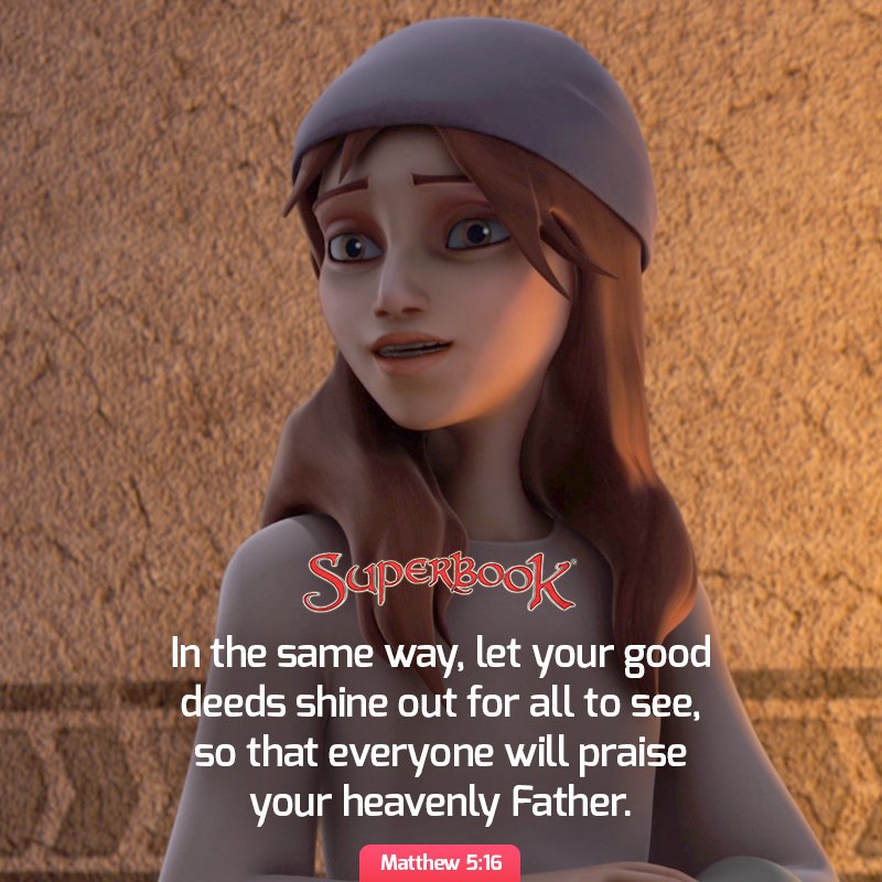 SuperbookTV's tweet photo. Let our good deeds point to Jesus, so people would know Him more! 🙌🏻☝🏻😇

God can use you to bring someone closer to Him. 💛 Share this Gospel Presentation with a friend: https://t.co/X8zaI5nG7Q 

#JesusInUs #LetJesusShine #MakeJesusKnown #ThankYouJesus
.
.
.
.
.
𝐒𝐔𝐏𝐄𝐑𝐁𝐎𝐎𝐊
𝐵𝑟𝑖𝑛𝑔𝑖𝑛𝑔 𝐵𝑖𝑏𝑙𝑒 𝑠𝑡𝑜𝑟𝑖𝑒𝑠 𝑎𝑛𝑑 𝐽𝑒𝑠𝑢𝑠’ 𝑙𝑜𝑣𝑒 𝑡𝑜 𝑘𝑖𝑑𝑠 𝑒𝑣𝑒𝑟𝑦𝑤ℎ𝑒𝑟𝑒
𝘚𝘦𝘳𝘪𝘦𝘴 + 𝘈𝘱𝘱 + 𝘈𝘤𝘢𝘥𝘦𝘮𝘺 + 𝘖𝘶𝘵𝘳𝘦𝘢𝘤𝘩