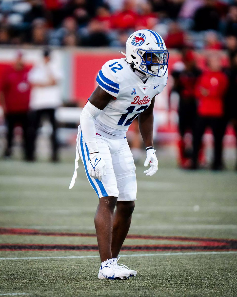 #SMU's Isaiah Nwokobia is a unique fusion of instincts, physicality and versatility that earned him First Team A

The 6'1 193 pound safety has 2️⃣6️⃣ career starts under his belt, and is muscular, above‑average‑sized safety whose twitchy burst and downhill trigger make him a
