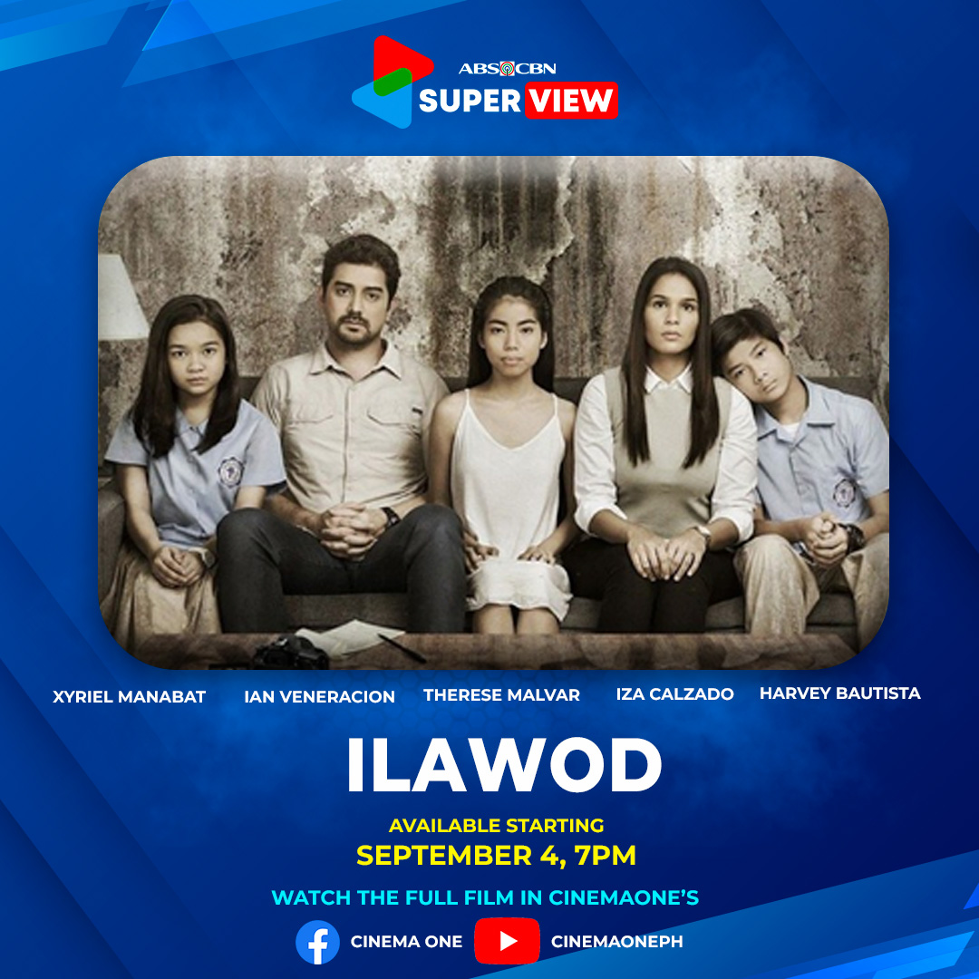 FULL MOVIE DIGITAL PREMIERE!
It comes with the water… and it will never let go. Dare to face the terror of Ilawod

🎬 'Ilawod' FULL MOVIE
🌟 Ian Veneracion, Iza Calzado, Xyriel Manabat, Harvey Bautista
📅 September 4, 7PM

#CinemaOneFullMovie
