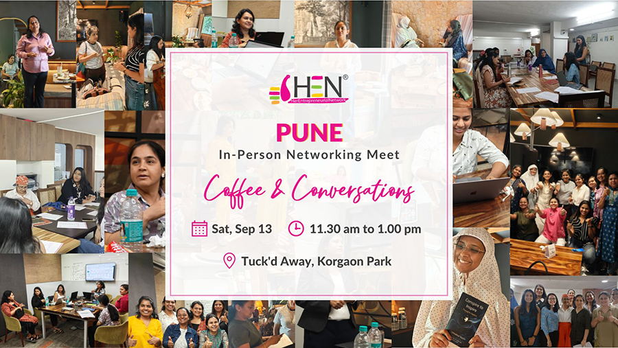 hen_india's tweet photo. HEN Pune Networking Meet, we’re gathering to know each other, building real relationships, and finding strength in our shared journeys as women entrepreneurs.

Signup Now - https://t.co/tpo2oJB10E

#HENIndia #womenentrepreneurs #networkingmeet #Pune https://t.co/sRXx0qvpla