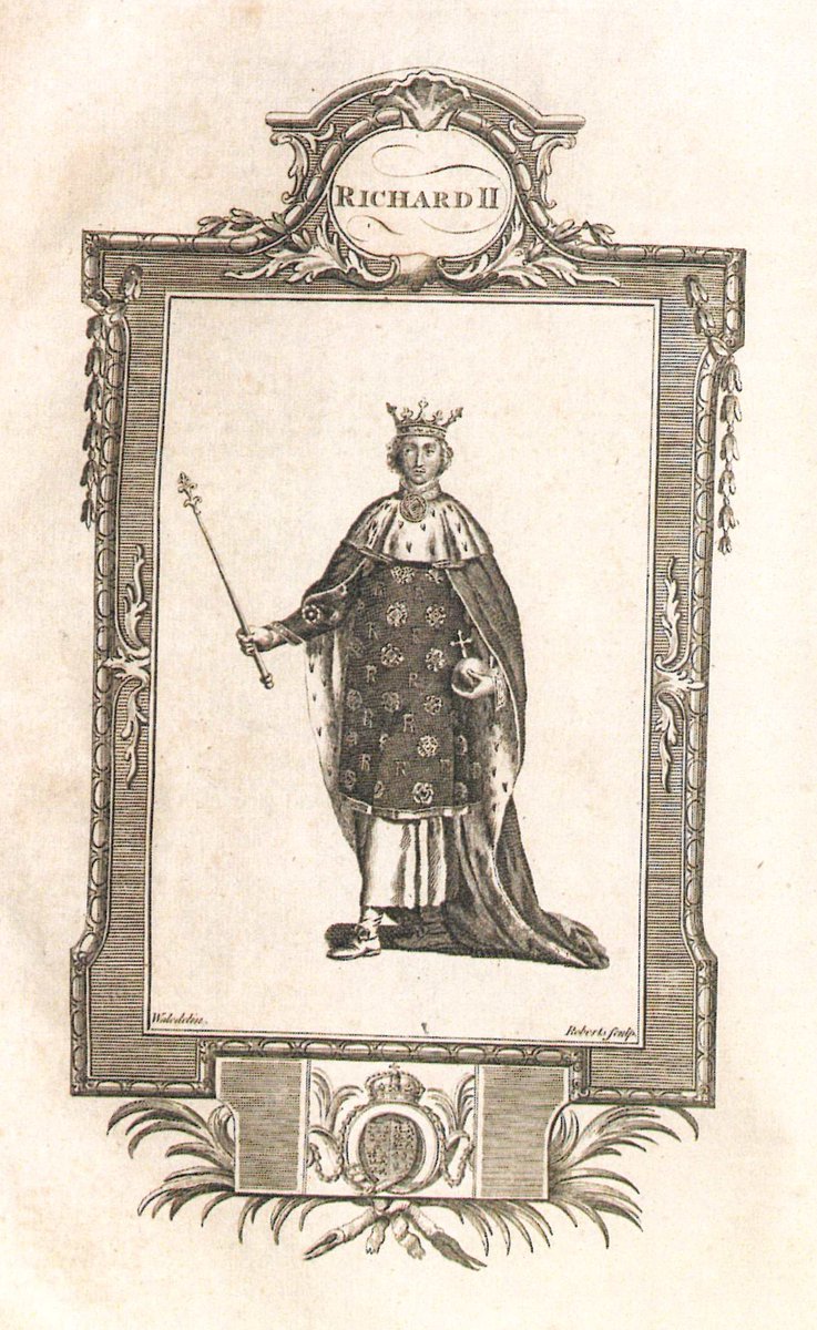 BexleyArchives's tweet photo. On this day in 1399 #RichardII was deposed by his cousin #HenryofBolingbroke, #DukeofLancaster. Richard is remembered locally for granting #WilliamCourtney #ArchbishopofCanterbury the charter for #Crayfordmarket to be held every Tuesday and #Crayfordfair on every 8 September. https://t.co/FvonpkXjQR
