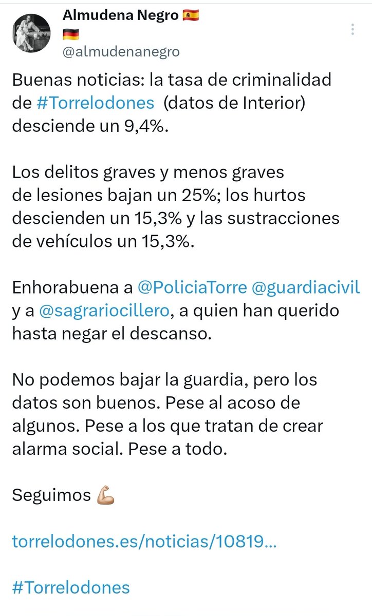 Amigos, guarden esto. Sentarse y esperar...estamos en manos de los peores en el peor momento y la gestión de la seguridad en #Torrelodones sufre la peor crisis desde que se creó la #PolicíaLocal en el municipio.
<a href="/PSOE_Torre/">PSOE Torrelodones</a> <a href="/VOX_Torrelodone/">VOX Torrelodones</a> <a href="/sermadridsierra/">SER Madrid Sierra</a>