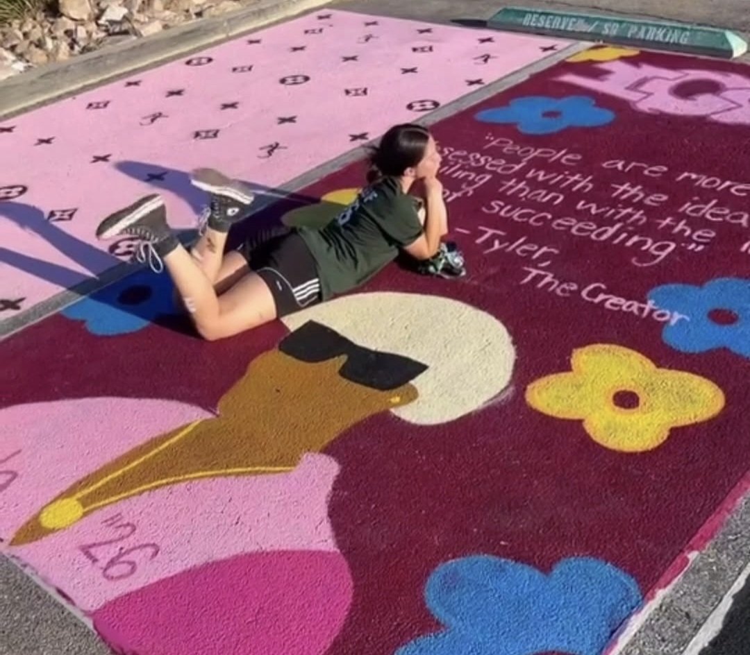 Senior Parking Spot Painting!!!!
