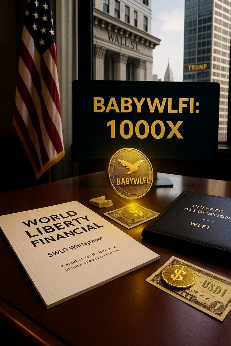 BabyWLFI has achieved over 600 holders 🎢

#BabyWLFI #WLFI #Meme #Trump