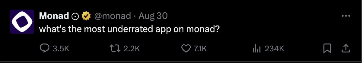 Tag the most inderrated app on <a href="/monad/">Monad ⨀</a> .
Ill go first <a href="/0xNADSA/">NADSA</a>