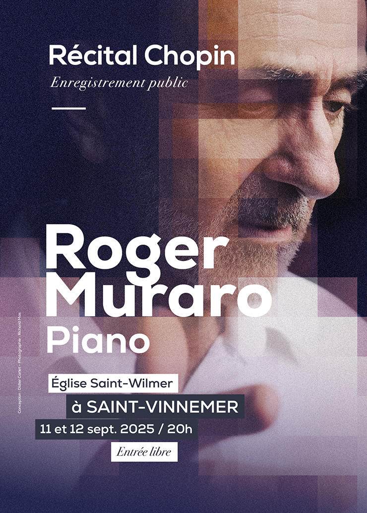 RÉCITAL DE PIANO
[ Enregistrement public ]
🎹 Chopin : 24 Préludes, op. 28
◾Jeudi 11 septembre 2025 à 20h00
◾Vendredi 12 septembre à 20h00
Lieu : Église Saint-Wilmer, 89430 Saint-Vinnemer
Concerts à entrée libre
Information : bnds.us/ocowii

#Tanlay #Yonne #Bourgogne