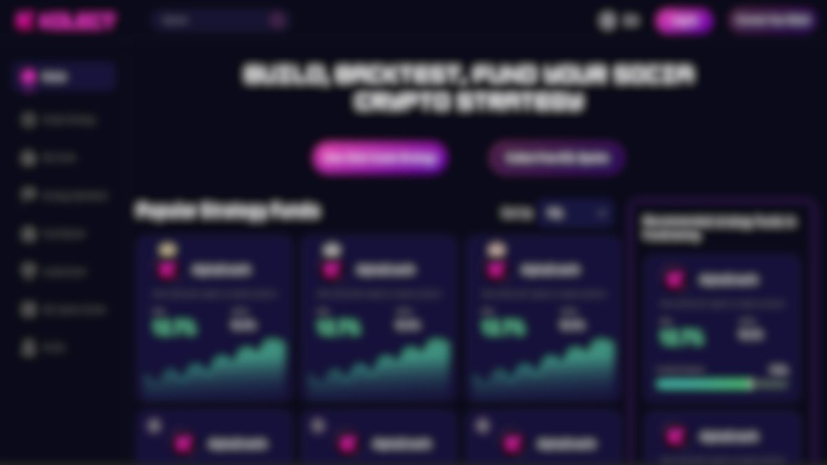 kolect_info's tweet image. GM KOLect!

We are building a brand new interface that integrates Social Trading Strategies.

However, as we are finalising our development, we can only show you a sneak peak of how the interface will look.

Make sure to tune into our TG Community for more updates!

- KOLect Team