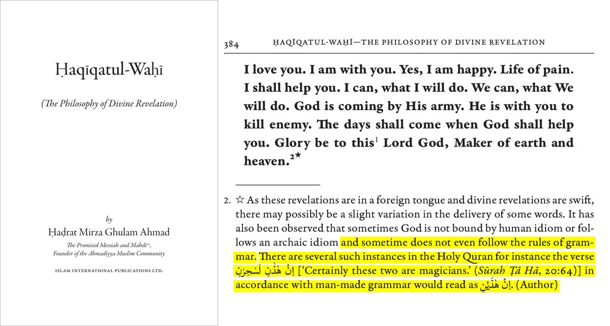 Who else used this stupid argument to justify his flawed "revelations" ?