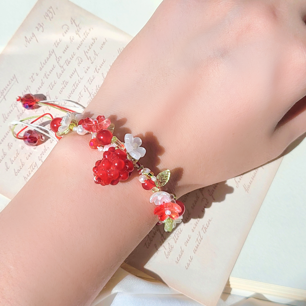 올망졸망 산딸기 팔찌 🥰🍓