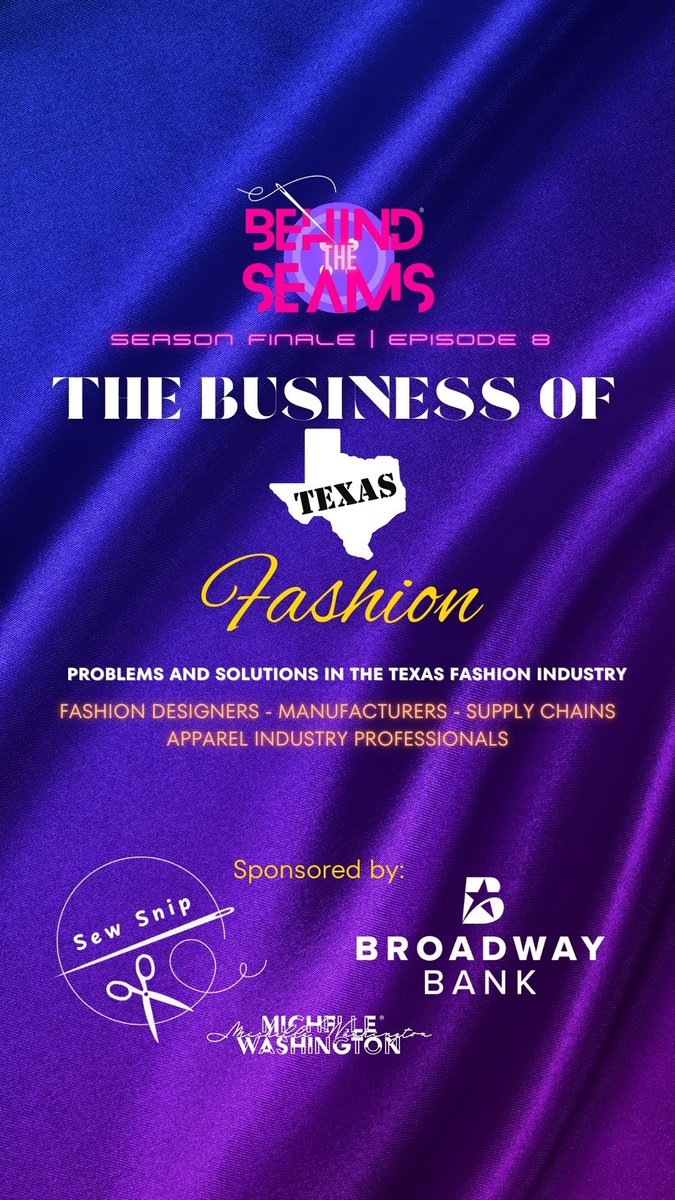 StylistMichelle's tweet image. The Business of Texas FASHION (Register Now): eventbrite.com/e/the-business…
