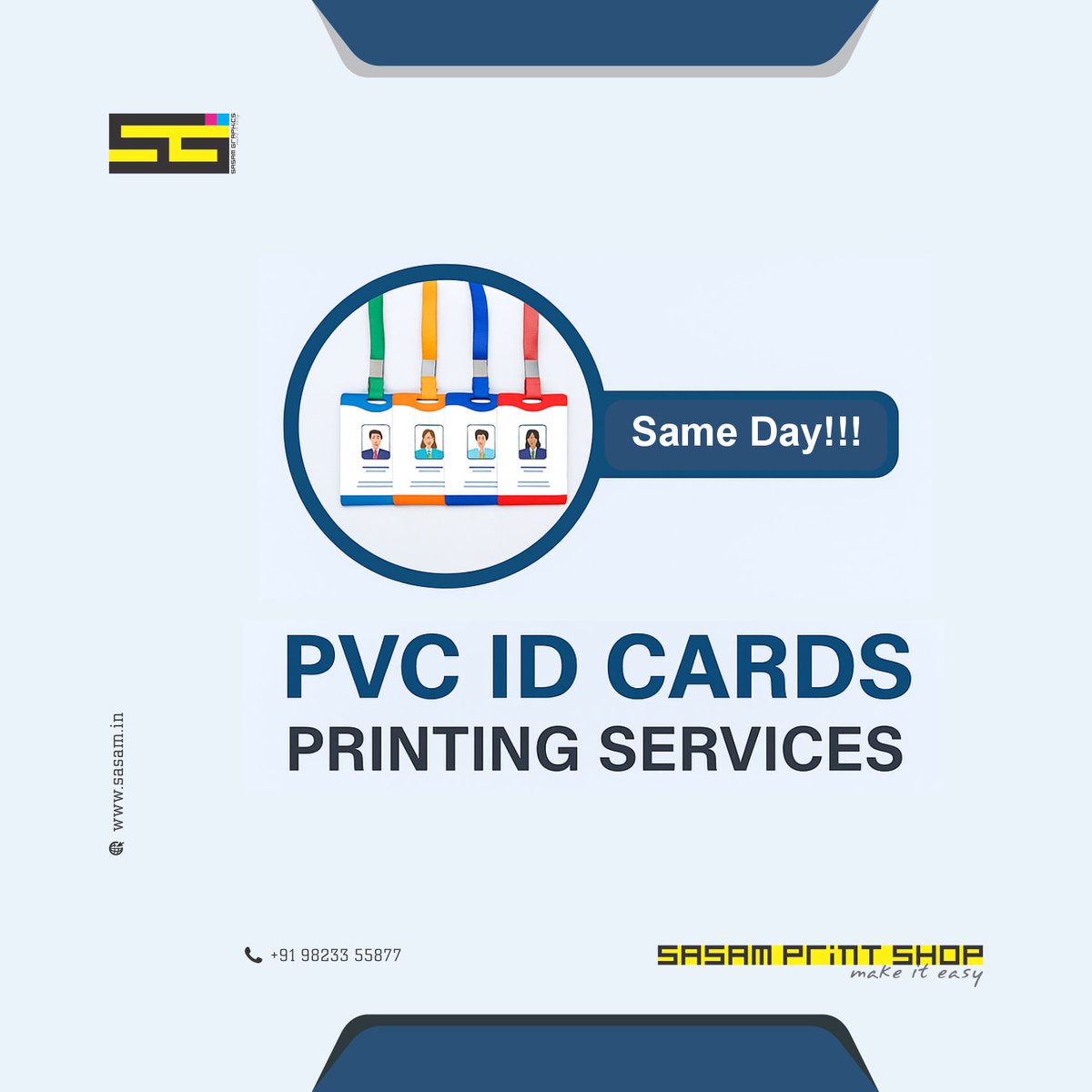 sasam_graphics's tweet image. Professional PVC ID Cards in Pune 

Looking for high-quality, durable, and sharp-printed ID cards? At Sasam Print Shop, we design and print PVC ID cards that make your brand stand out.

#Sasam #PrintShop #PVCIDCards #PrintShopPune #SasamPrintShop #IDCardPrinting #PuneBusiness