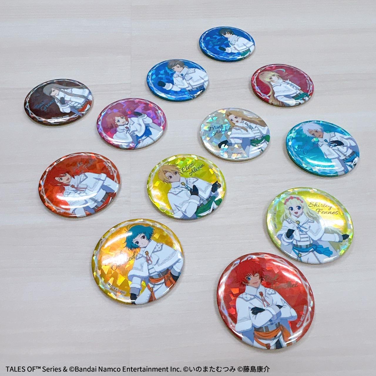 テイルズオブシンフォニア ホログラム缶バッジ TALES OF SYMPHONIA FESTIVAL ～20th Anniversary～ 開催記念