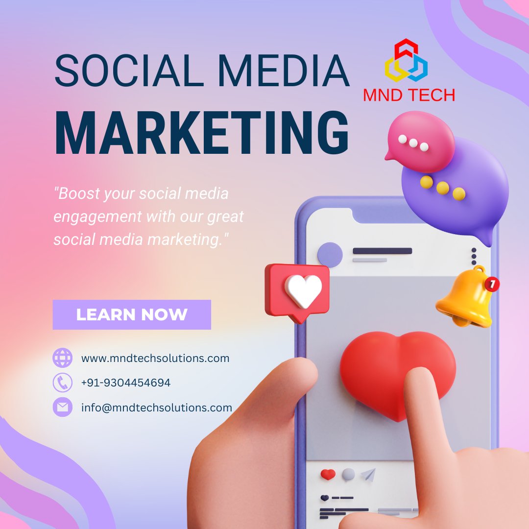 mnd_tech's tweet image. 🚀 Grow Your Brand with MND Tech! 📲

Struggling to get noticed online?
Our Social Media Marketing experts help you:
#MNDTech #SocialMediaMarketing #DigitalGrowth #BoostYourBrand #EngagementMatters #MNDTechSolutions