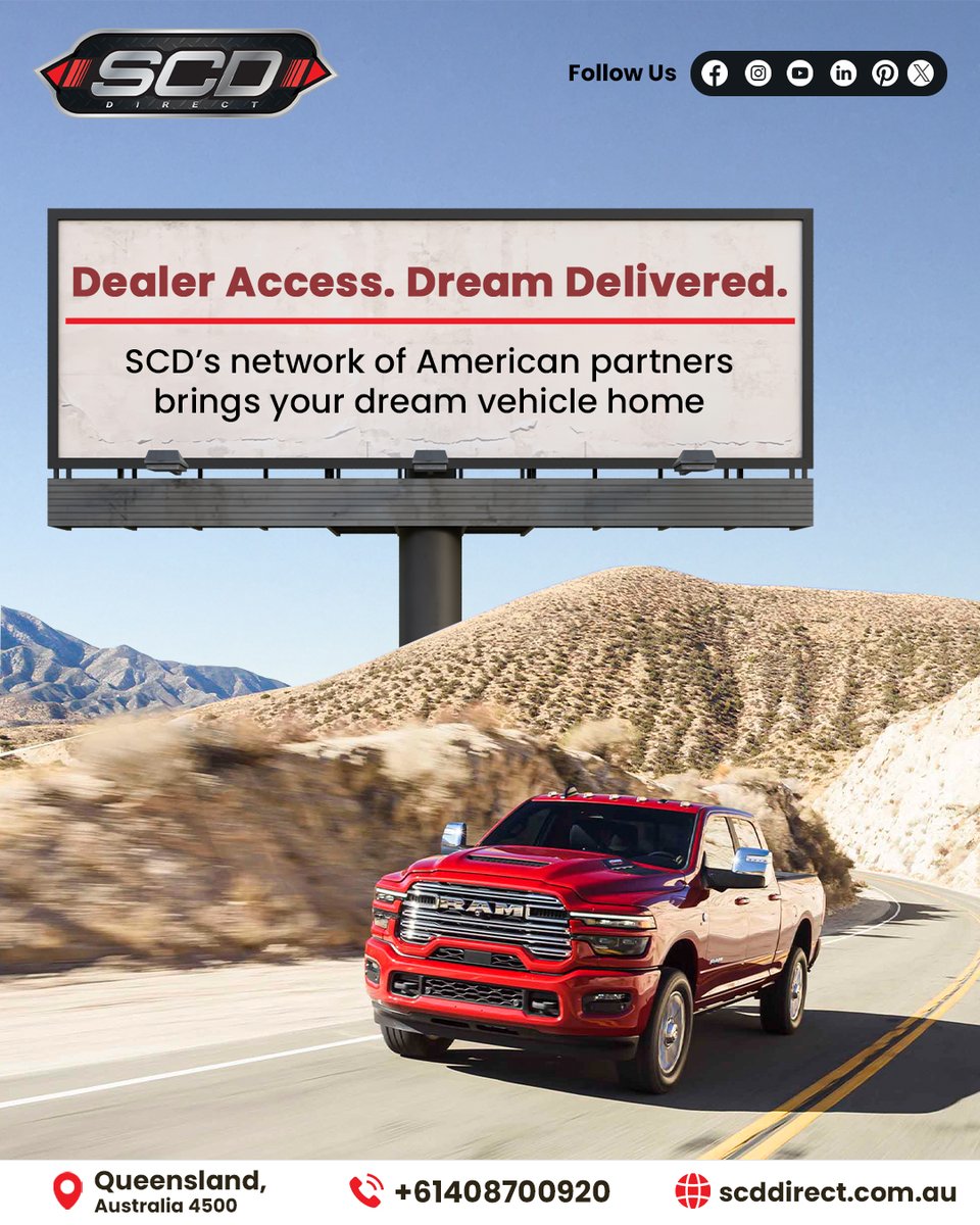 scddirect's tweet image. SCD Direct sources, imports, and converts American vehicles to RHD. ADR compliant, safe, and performance-ready for Australian roads.

#scddirect #carconversion #lhdtorhd #rhdconversion #adrcompliant #uscarsaustralia #australiacars #importcompliance #rhdspecialists #rhdperformance