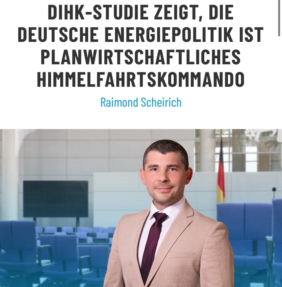 Berlin, 3. September 2025. Eine bislang unveröffentlichte Studie der Deutschen Industrie- und Handelskammer (DIHK) beziffert die #Kosten für den Ausbau der Strom- und Gasnetze in den kommenden zwei Jahrzehnten auf rund 1,2 Billionen Euro. 

Bereits in den kommenden zehn Jahren