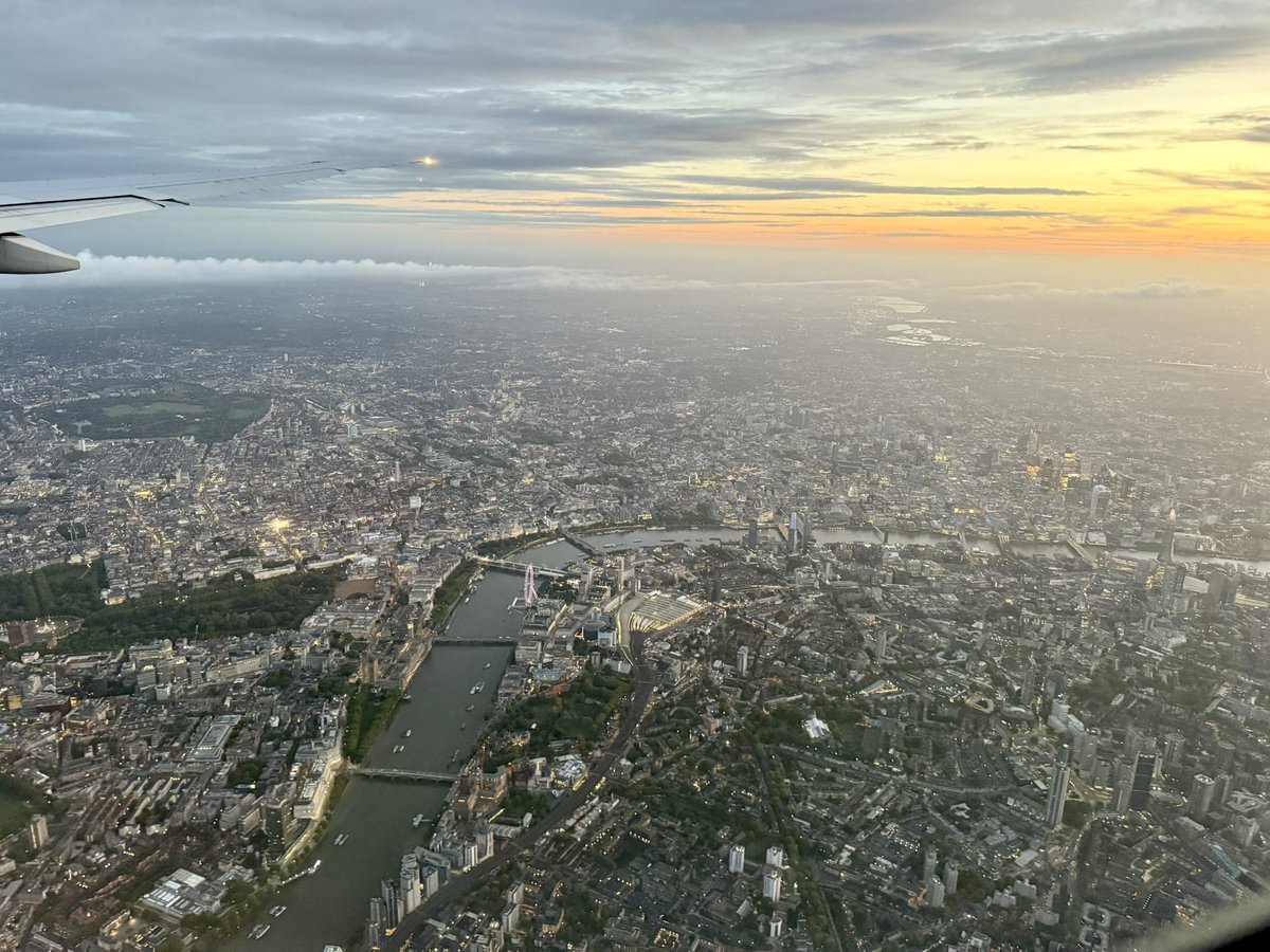 On the very first flight into Heathrow this morning, met with some spectacular views!