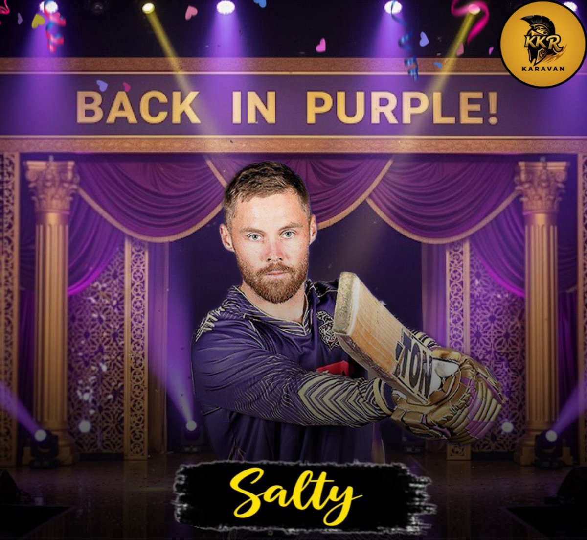ADKR will take the field for their first ILT20 match on December 3. 

- Phil Salt will be making his return in Purple and Gold.