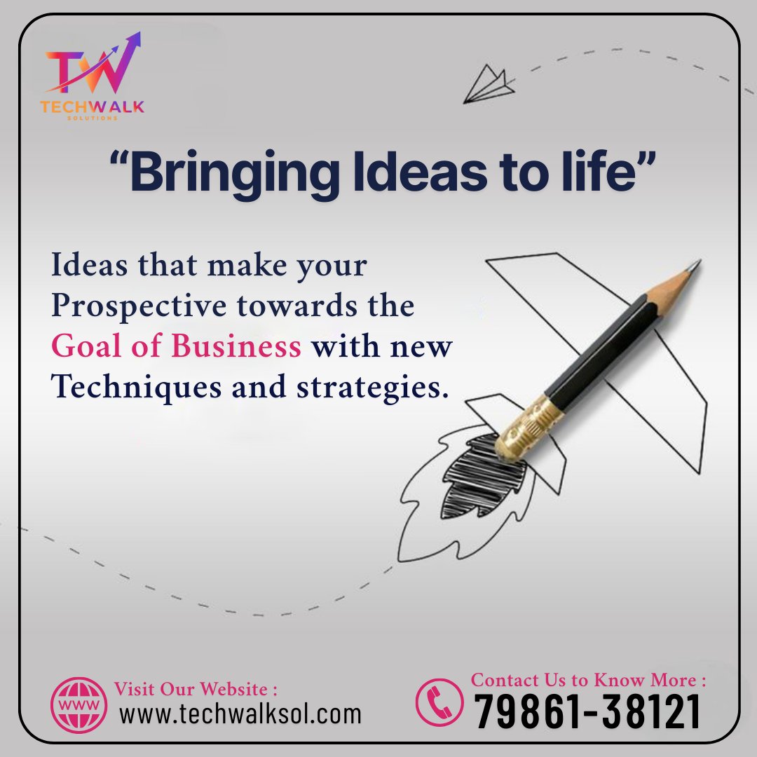 SolTechwalk3278's tweet image. โจ At Techwalk Solutions, we donโt just create strategies-we bring ideas to life!
Letโs turn your vision into reality together!
๐ Visit: techwalksol.com
๐ Contact: 79861-38121
#TechwalkSolutions #BringingIdeasToLife #BusinessGrowth #InnovationStrategy #SmartBusiness