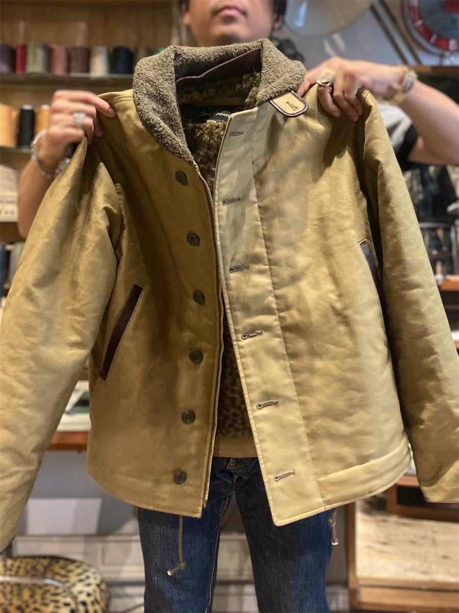 DryBones_Nagoya's tweet image. ---予約受付中---

size：36、38、40、42
delivery：9月下旬予定
 
 #n1 #n1jacket #deckjacket #military #usnavy #rockabilly #1950s #50s #vintage #amekaji 
 #デニム #エヌワン #n1ジャケット #デッキジャケット #ミリタリー #usネイビー #ロカビリー #1950年代 #ヴィンテージ #アメカジ