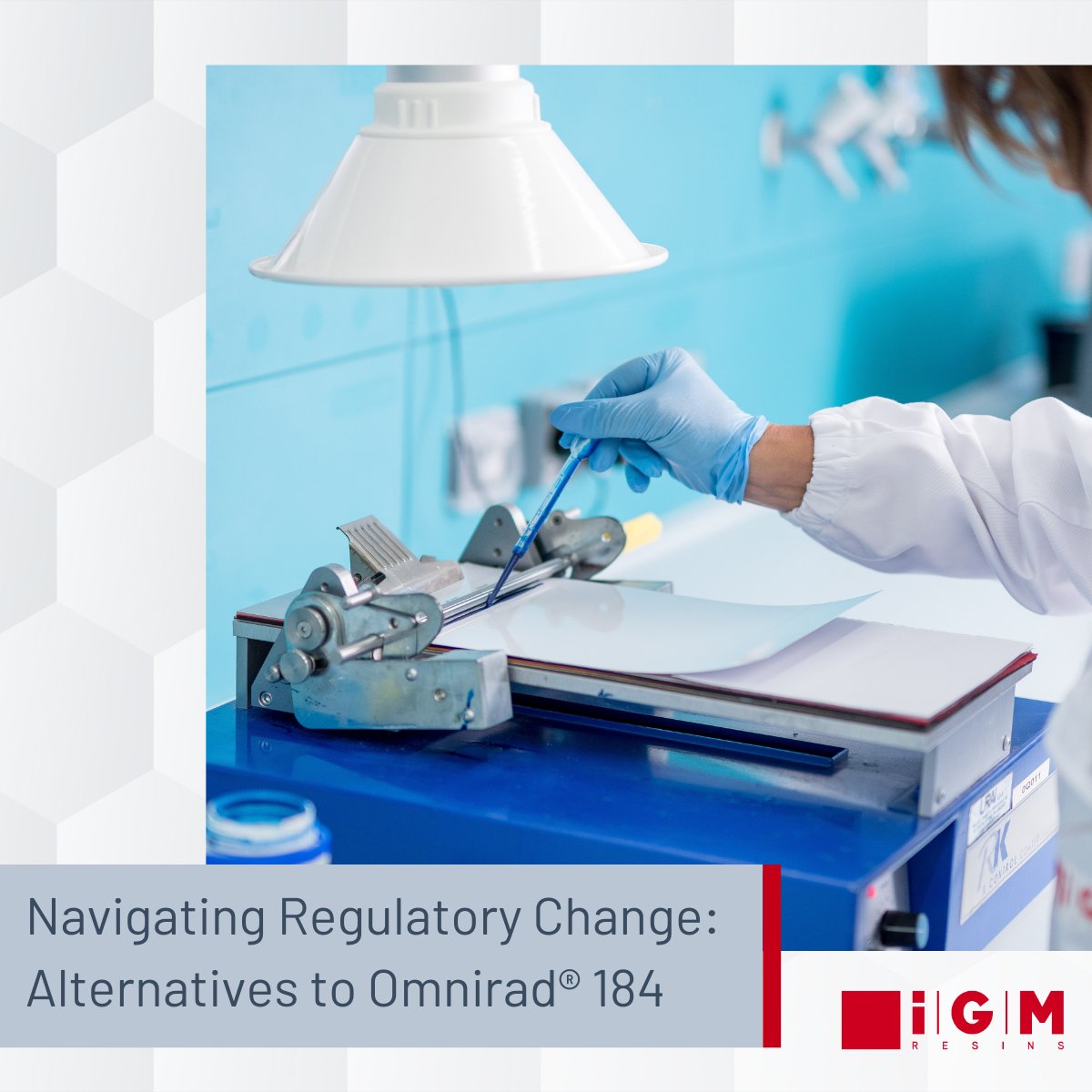 1-Hydroxycyclohexyl-phenyl ketone (CAS no. 947-19-3), commercially known in the iGM Resins portfolio as Omnirad® 184 and Omnirad® 184D, has been reclassified.

Our technical teams are here to provide tailored guidance, and deep expertise.

igmresins.com/en/news-events…