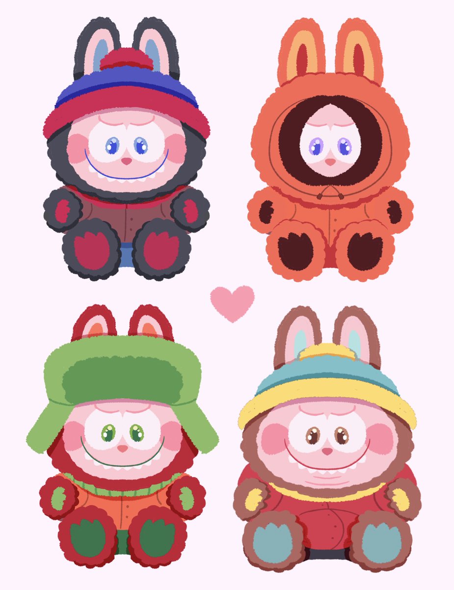 sp_oreoo's tweet photo. *labubu-ifies your main four*
#southpark https://t.co/4PpNUVmQ6R