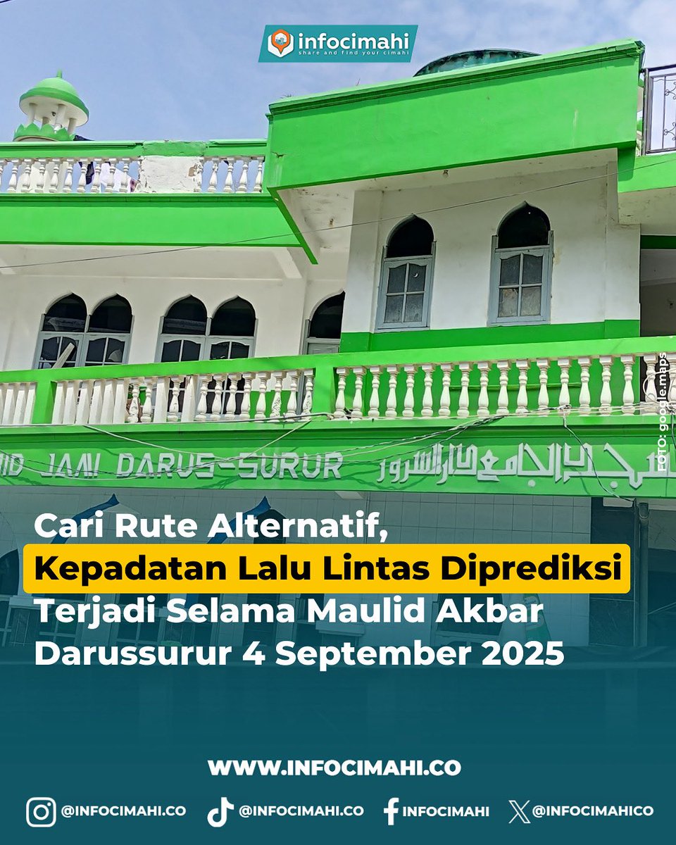Bagi Cimtizen yang beraktivitas atau bepergian melalui jalan sekitar wilayah Jl. Raya Nanjung Kab. Bandung atau ruas Leuwigajah - Lagadar, hari ini Kamis 4 September 2025 diharapkan untuk memperhatikan waktu perjalanan.